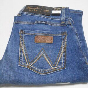 NEW WRANGLER RETRO MAE MID-RISE JEANS SIZE 3X34 STRAIGHT LEG STRETCH WAIST 👩🎁